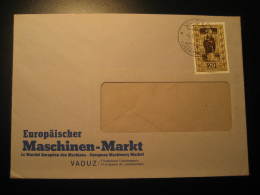 Cat. 274 On Cover VADUZ 1953 Liechtenstein - Covers & Documents