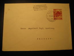 Cat. 144 On PHIL. EXPO Cover SCHAAN 1938 Liechtenstein To Balzers - Brieven En Documenten