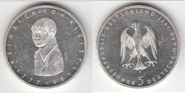 **** ALLEMAGNE - GERMANY - 5 MARK 1977 J HEINRICH VON KLEIST - ARGENT - SILVER **** EN ACHAT IMMEDIAT - 5 Mark