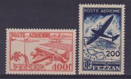 FEZZAN 1950 Territorio Militare P.A.1/2 AIRPLANE AIR POST MNH - Ungebraucht