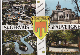 CPSM   St GERVAIS D'AUVERGNE 63 - Saint Gervais D'Auvergne