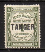 MAROC - 1918 Scott# J42 * - Postage Due