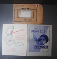 Publicité Ancienne Papier Carbone ARMOR Maisson Galland & Borchard Nantes + Enveloppe - Publicités
