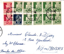 ALGERIE - 1956 LETTRE ORAN POUR AIX-EN-PROVENCE - Lettres & Documents
