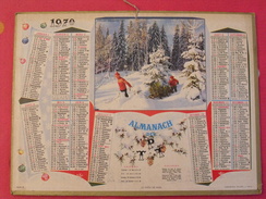 Almanach Des PTT. 1970. Calendrier Poste, Postes Télégraphes.. Sapin Normann - Grand Format : 1961-70