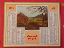 Almanach Des PTT. 1973. Calendrier Poste, Postes Télégraphes. Vosges - Groot Formaat: 1971-80