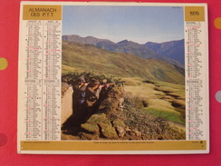 Almanach Des PTT. 1975. Calendrier Poste, Postes Télégraphes. Chasse Affût Chien Faisan - Formato Grande : 1971-80