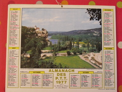 Almanach Des PTT. 1977. Calendrier Poste, Postes Télégraphes. Vallée Dordogne Calvi Corse - Groot Formaat: 1971-80