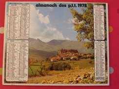 Almanach Des PTT. 1978. Calendrier Poste, Postes Télégraphes. Paysage Maison Ancienne - Grossformat : 1971-80