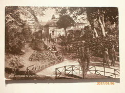 Postcard Entrance To Valley Gardens Harrogate PU 1931 Sepio Style My Ref B1394 - Harrogate
