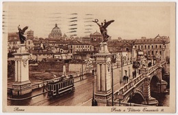 RM23 !!! ROMA PONTE A VITTORIO EMANUELE II 1929 F.P. !!! - Bridges