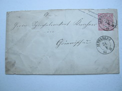 1868 , ALTENBURG , Klarer Stempel Auf Ganzsache - Postwaardestukken