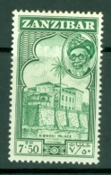 Zanzibar: 1957   Sultan Kalif Bin Harub - Pictorial    SG371   7s 50   MH - Zanzibar (...-1963)