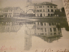 CPA Suisse St Gall Gruss Aus Lachen 1906 - Sankt Gallen