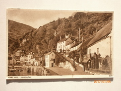 Postcard Mars Hill Lynmouth Devon By Sweetman & Sons Solograph Series My Ref B1402 - Lynmouth & Lynton