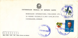 Brazil Cover Sent To Denmark 12-11-1993 - Briefe U. Dokumente