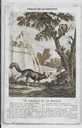 CPA Fables De La Fontaine écrite Le Corbeau Et Le Renard - Fiabe, Racconti Popolari & Leggende