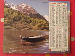 Almanach Des PTT. 1981. Calendrier Poste, Postes Télégraphes. Lac D'esteing Château De Vizille - Groot Formaat: 1971-80
