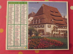 Almanach Des PTT. 1983. Mayenne Laval. Calendrier Poste, Postes Télégraphes. Wissembourg - Formato Grande : 1971-80