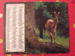 Almanach Des PTT. 1984. Mayenne Laval. Calendrier Poste, Postes Télégraphes. Biche Chien - Groot Formaat: 1981-90