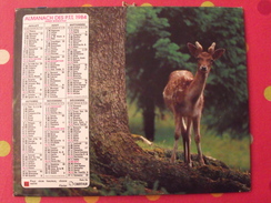 Almanach Des PTT. 1984. Mayenne Laval. Calendrier Poste, Postes Télégraphes. Biche Chien - Grand Format : 1981-90