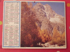 Almanach Des PTT. 1983. Mayenne Laval. Calendrier Poste, Postes Télégraphes. Pelvoux Croisic - Groot Formaat: 1981-90