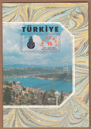 AC - TURKEY PORTFOLIO STAMP - ISTANBUL 96  THE WORLD STAMP EXHIBITION SPECIAL NUMBERED IMP S/ S MNH 27 SEPTEMBER 1996 - Blocks & Sheetlets