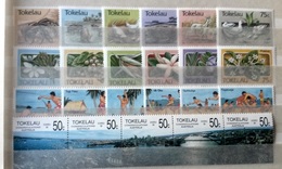 (033-36) Tokelau  Small / Petit Lot / Collection / 1986-88  ** / Mnh  Michel 130//152 - Tokelau