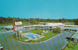 Savannah Georgia - Manger Towne & Country Motor Lodge - US Highway 17 - Motel Restaurant - 2 Scans - Savannah