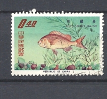 TAIWAN  1965 Taiwan Fish -- Chrysophrys Major    USED - Gebraucht