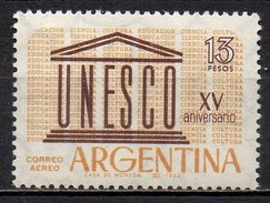 Argentine - Poste Aérienne - 1962 - Yvert N° PA 84 ** - Anniversaire De L'UNESCO - Poste Aérienne