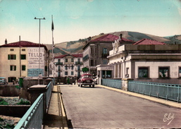 CPSM 64 BEHOBIE Depuis Le Pont International Vue Sur Le Poste Frontiere Espagnole Voiture - Béhobie