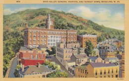 West Virginia Wheeling Ohio Valley General Hospital And Nurses Home Curteich - Wheeling