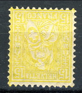 Svizzera 1867-78 N. 44 C. 15 Giallo MH Cat. € 7 - Neufs