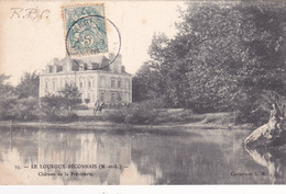 49 . LE LOUROUX BECONNAIS. CPA . CHATEAU DE LA PREVOTERIE. ANNÉE 1905 - Le Louroux Beconnais