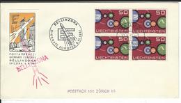 Raketenpost Bellinzona 5.11.61 - Luchtpostzegels