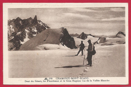 CPA Chamonix Mont-Blanc - Dent Du Géant - Les Flambeaux Et Le Gros Rognon Vus De La Vallée Blanche - Chamonix-Mont-Blanc
