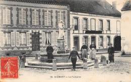 89 - YONNE / Dixmont - La Fontaine - Beau Cliché Animé - Dixmont