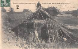 89 - YONNE / Egriselles Le Bocage - Le Père Grenouille Et Sa Hutte Aux Hullins - Beau Cliché Animé - Egriselles Le Bocage