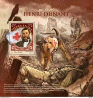 Sierra Leone 2016, Red Cross, Henri Dunandt, Dog, BF - Henry Dunant