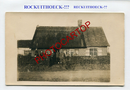 KOEKUITHOECK-FLANDERN-CARTE PHOTO Allemande-Guerre-14-18-1 WK-BELGIEN- - Moorslede