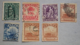 Cu003- CUBA - 1899/1902 - Lotto Usati - Sette Valori - Nuovi