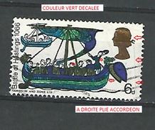 1966 N° 459 A BATAILLE D' HASTINGS    ELIZABETH II    OBLITÉRÉ - Variétés, Erreurs & Curiosités