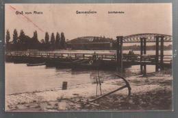 Cpa St002486 Gemersheim Pont De Bateaux Schiffsbrucke Grub Vom Rhein - Germersheim