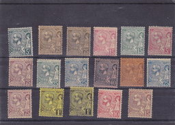 MONACO  ALBERT Ier TIMBRES MH*  AVEC NUANCES  COTE : 827 EUROS - Lots & Serien