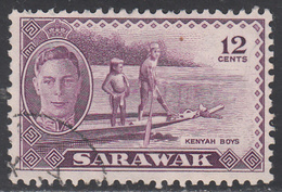 SARAWAK       SCOTT NO. 187     USED     YEAR 1950 - Sarawak (...-1963)