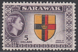 SARAWAK       SCOTT NO. 211    USED     YEAR 1955 - Sarawak (...-1963)