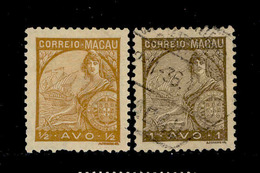 ! ! Macau - 1934 Padroes St. Gabriel 1/2 & 1 A - Af. 269 & 270 - Used - Used Stamps