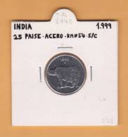 INDIA     25  PAISE   1.999  ACERO  KM#54   SC/UNC    DL-8940 - India