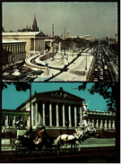 2 X Wien  -  Parlament Mit Ringstraße  -  Parlament  -  Ansichtskarten Ca. 1970   (6321) - Ringstrasse